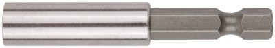 Адаптер для бит, магнитный фиксатор, хвостовик CrV сталь, 60 мм ( блистер ) ( 57608 )