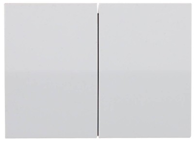 Выключатель СВЕТОЗАР "ЭФФЕКТ" двухклавишный, без вставки и рамки, цвет белый, 10A/~250B,  ( SV-54434-W )
