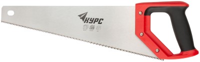 Ножовка по дереву, средний каленый зуб 7 ТPI, 2D заточка, пластиковая прорезиненная ручка 400 мм ( 40326 )