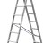 Лестница СИБИН универсальная, двухсекционная, 8 ступеней,  ( 38823-08 )