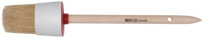 Круглая кисть, натур. щетина, 55% топс, деревянная ручка, O45 мм ( 30-0406 )