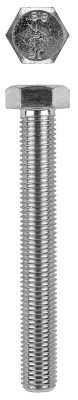 Болт с шестигранной головкой, DIN 933, M10x20мм, 200шт, кл. пр. 8.8, оцинкованный, KRAFTOOL,  ( 303074-10-020 )