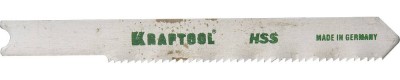 Полотна KRAFTOOL, T218A, для эл/лобзика, HSS, по металлу, фигурный рез, EU-хвост., шаг 1,2мм, 50мм, 2шт,  ( 159553-1,2 )