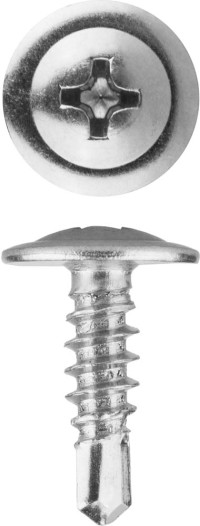 Саморезы ПШМ-С со сверлом для листового металла, 19 х 4.2 мм, 1 100 шт, ЗУБР,  ( 4-300212-42-019 )