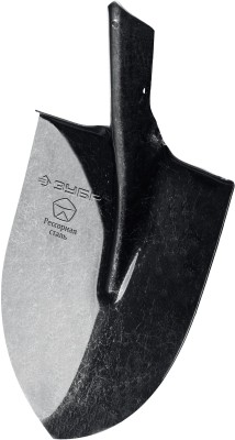 ЗУБР ПРОФИ-5 385х220мм, полотно рессорная сталь 1.6мм закалено, без черенка, штыковая лопата, тип ЛСГ, Профессионал (39451)
