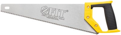 Ножовка по дереву, средний каленый зуб 7 ТPI, 3D заточка, пласт.прорезиненная ручка, Профи 400 мм ( 40540 )