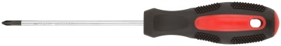 Отвертка "Мастер", CrV сталь, прорезиненная ручка 4х100 мм РН1 ( 53772 )