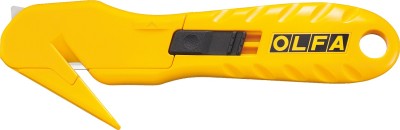 Нож OLFA"HOBBY CRAFT MODELS"для хоз работ,безопасный,для вскрытия стрейч-пленки,пластиковых шинок и коробок,17,8мм ,  ( OL-SK-10 )