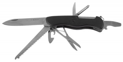 Нож ЗУБР "ЭКСПЕРТ" складной многофункциональный, "8 в 1", пластиковая рукоятка,  ( 47791 )