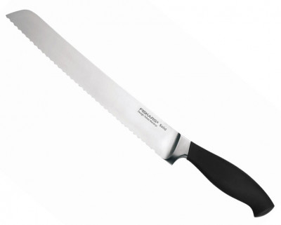 Solid Нож кованый зубчатый для хлеба 21 см, FISKARS, ( 857305 )