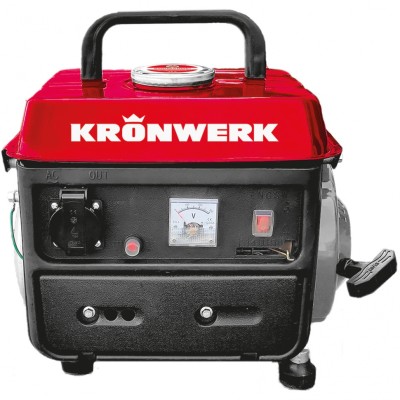 Генератор бензиновый LK-950, 0.8 кВт, 230 В, 2-х тактный двигатель, 4 л, ручной стартер Kronwerk ( 94667 )