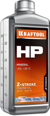 KRAFTOOL HP, 1 л, минеральное масло для 2-тактных двигателей (41500-1)