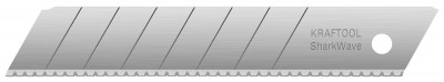 KRAFTOOL Shark Wave 18 мм лезвия сегментированные серрейторные, 5 шт ( 09604-18-S5 )