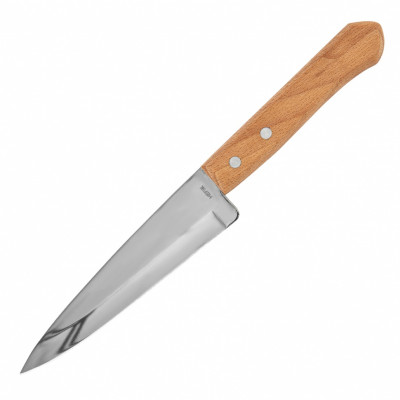 Нож поварской 240 мм, лезвие 130 мм, деревянная рукоятка// Hausman ( 79158 )