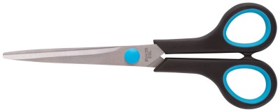 Ножницы бытовые нержавеющие, прорезиненные ручки, толщина лезвия 1,8 мм, 175 мм ( 67375 )