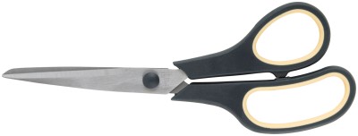 Ножницы бытовые нержавеющие, прорезиненные ручки, толщина лезвия 1,8 мм, 225 мм ( 67377 )