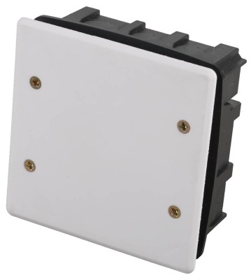 Коробка монтажная СВЕТОЗАР для подштукатурного монтажа, макс. напряжение 400В, с крышкой, 100х100х50мм, квадратная  ,  ( SV-54927 )