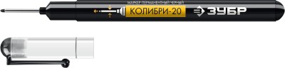 ЗУБР Колибри-20, 0.7 мм, черный, перманентный маркер для отверстий, Профессионал (06328-2)