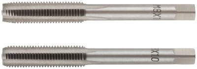 Метчики метрические, легированная сталь, набор 2 шт.  М8х1,0 мм ( 70844 )