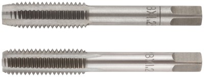 Метчики метрические, легированная сталь, набор 2 шт.  М8х1,25 мм ( 70845 )