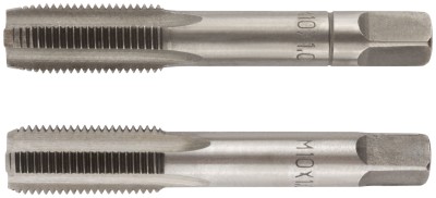 Метчики метрические, легированная сталь, набор 2 шт. М10х1,0 мм ( 70846 )
