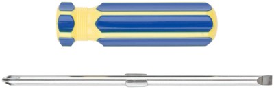 Отвертка с переставным жалом, CrV сталь, сине-желтая пластиковая ручка 6х70 мм PH2/SL6 ( 56218 )
