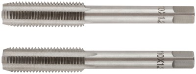 Метчики метрические, легированная сталь, набор 2 шт. М10х1,25 мм ( 70847 )