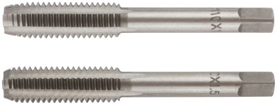 Метчики метрические, легированная сталь, набор 2 шт. М10х1,5 мм ( 70848 )