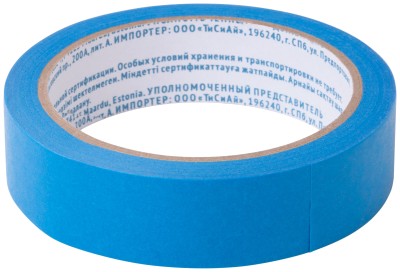 Лента малярная синяя, для наружных работ, 25 мм x 25 м ( 30-6412 )