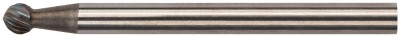Шарошка карбидная Профи, штифт 3 мм (мини), сферическая ( 36583 )