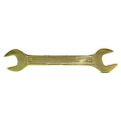 Ключ рожковый, 13 х 14 мм, желтый цинк Сибртех, ( 14306 )