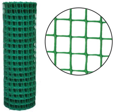 Решетка заборная в рулоне, зеленая, ячейка 60х60мм, 1,8 х 25 м