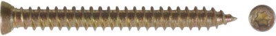 Шуруп специальный/окон, желтопассированный, головка "Torx", 7,5 х 112, 10 шт Пром ( 25992 )