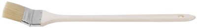 Кисть радиаторная, натуральная светлая щетина, деревянная ручка 2,5" (63 мм) ( 01216 )