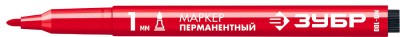 ЗУБР МП-100 красный, 1 мм заостренный перманентный маркер ( 06320-3 )