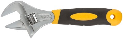Ключ разводной "Гранд", CrV, узкие губки, шкала, увеличен. захват, прорезин. ручка  200 мм  ( 40 мм ) ( 70192 )