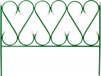 Забор декоративный GRINDA "РЕНЕССАНС", металлический, 50x345см,  ( 422263 )