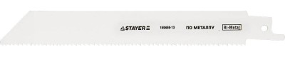 Полотно STAYER "PROFI" S922EF для сабельной эл. ножовки Bi-Met,тонколистовой, профильный металл, нерж сталь, цвет мет,  ( 159459-13 )