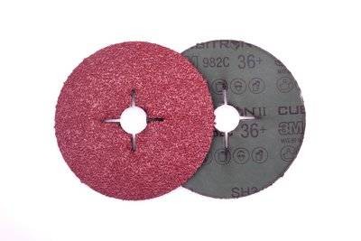 55073 Фибровый шлифовальный круг 982С, 125 мм х 22 мм, 36+, Cubitron – II (re-packed) 3 шт., 3M, ( 7000028191 )