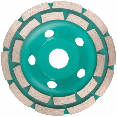 Алмазный шлифовальный диск "Чашка", двухрядный, GreatFlex Light, 125 x 5.0 x 8.0 x 22.2 мм ( 55-780 )