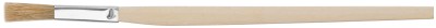 Кисть узкая, натуральная светлая щетина, деревянная ручка 10 мм ( 01244 )