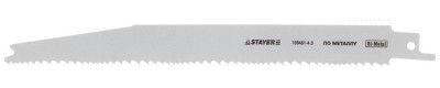 Полотно STAYER "PROFI" S345XF к саб эл.ножов Bi-Met,дер с гвозд,лист мет,Al проф 3-18мм,пласт,стеклопл,200/2,1-4,3мм,  ( 159451-4.3 )