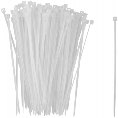 Хомуты нейлоновые для проводов, белые 100 шт.,  2,5х100 мм ( 60366 )