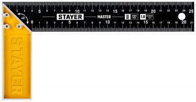 STAYER  250 мм столярный угольник со стальным полотном ( 3430-25_z02 )
