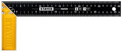 STAYER  300 мм столярный угольник со стальным полотном ( 3430-30_z02 )