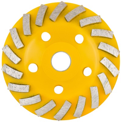 Диск алмазный шлифовальный, посадочный диаметр 22,2 мм, "Турбо-сегмент" 125 мм ( 39516 )
