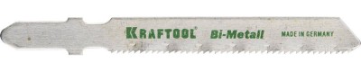Полотна KRAFTOOL, T118AF, для эл/лобзика, Bi-Metall, по металлу (1,5-2мм), EU-хвост., шаг 1,2мм, 55мм, 2шт,  ( 159555-1,2 )