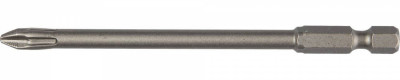 Биты "X-DRIVE" торсионные кованые, обточенные, KRAFTOOL 26123-2-100-1, Cr-Mo сталь, тип хвостовика E 1/4", PZ2, 100мм, 1шт,  ( 26123-2-100-1 )
