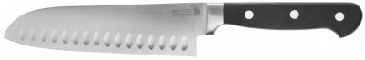 Нож LEGIONER "FLAVIA" "Сантоку", пластиковая рукоятка, лезвие из молибденванадиевой стали, 200мм,  ( 47924 )