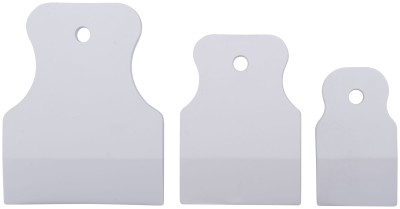 Шпатель резиновый белый, набор 3 шт.(40/60/80 мм) ( 06867 )